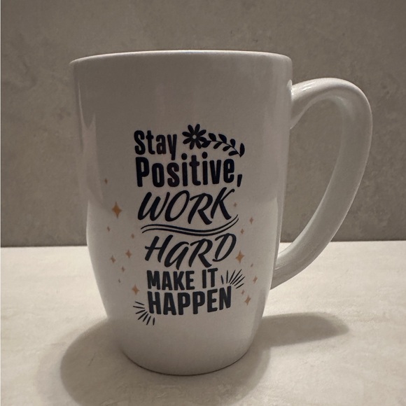 Royal Norfolk Other - “Stay Positive Work Hard-Make It Happen” Oversized 20oz Coffee Cup/Mug-NEW